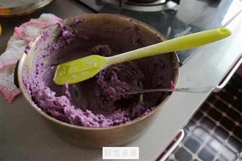 香蕉紫薯糯米糍的做法图解5