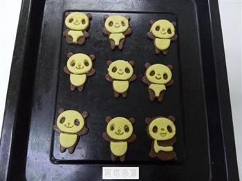 卡哇伊熊猫饼干的做法图解9