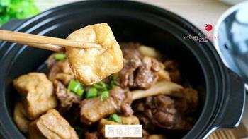 红烧鸭肉豆腐泡的做法步骤9