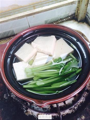 砂锅小白菜豆腐的做法步骤3