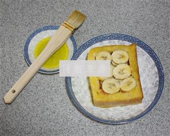 花生酱香蕉吐司盒的做法步骤5