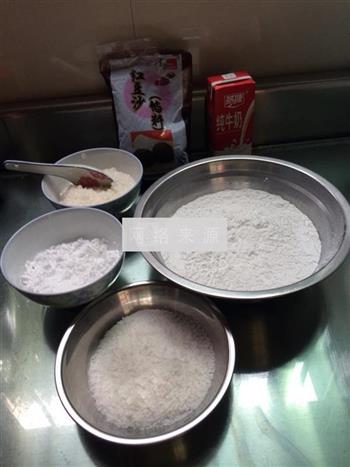 红豆沙糯米糍的做法步骤1