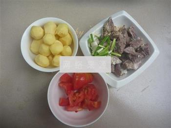 小土豆烧牛肉的做法步骤1