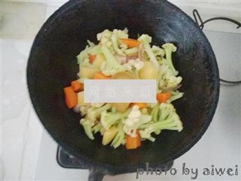 咖喱土豆花椰菜的做法图解8