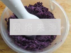 紫薯银丝卷的做法步骤1