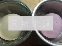 紫薯银丝卷的做法步骤5