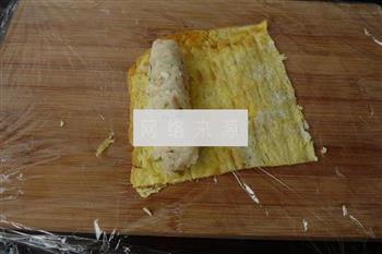 冬菜肉末糯米蛋卷的做法步骤7