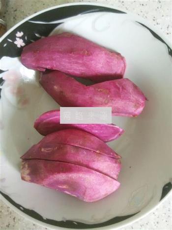 白糖紫薯饼的做法步骤1