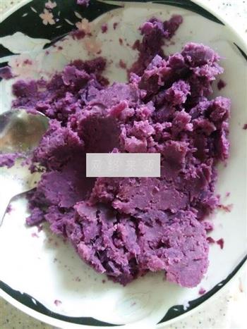 白糖紫薯饼的做法步骤3