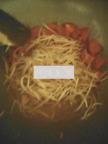 番茄鸡蛋汤粉的做法步骤5