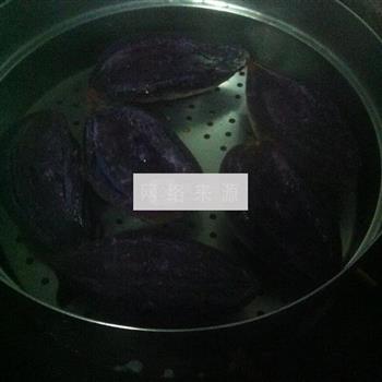 芝士焗紫薯的做法步骤3