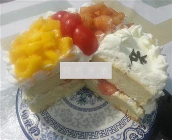 6寸水果生日蛋糕的做法图解19