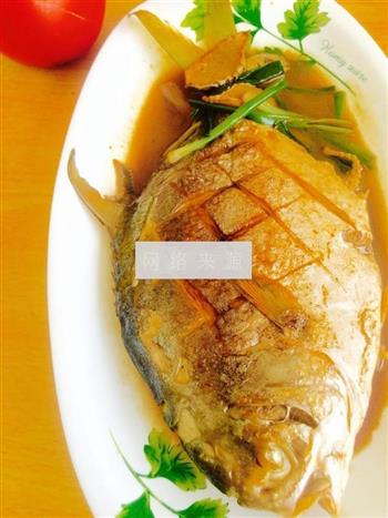 香煎鲳鱼的做法步骤11