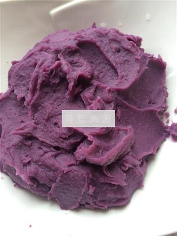 紫薯馅月饼的做法图解2
