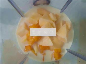 芒果苹果奶昔的做法图解3