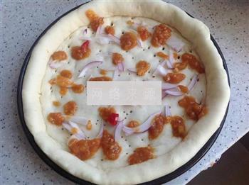 不拉丝版的的披萨的做法图解8