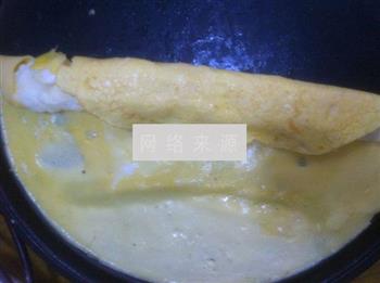 爱心早餐鸡蛋卷的做法步骤5