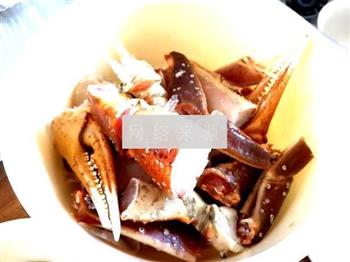葱姜炒蟹的做法步骤2