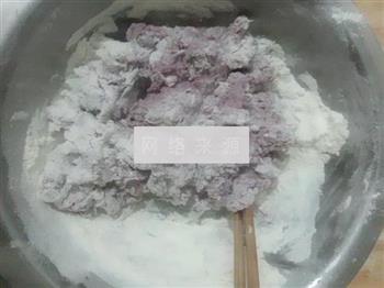 紫薯南瓜双色豆沙包的做法步骤7