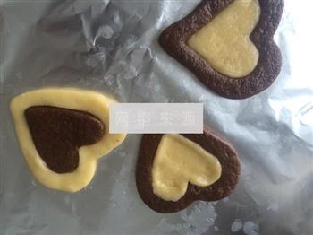 双色心形饼干的做法步骤9
