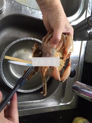桂圆蒸螃蟹的做法步骤4