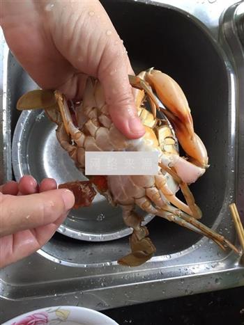 桂圆蒸螃蟹的做法步骤5