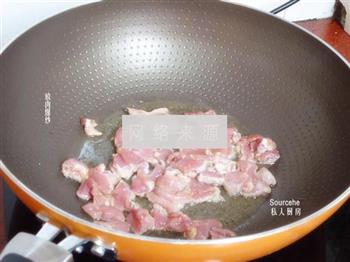 蒜蓉秋葵炒肉的做法步骤5