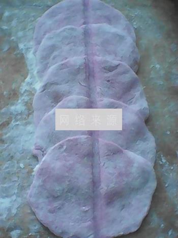 紫薯玫瑰馒头的做法图解6