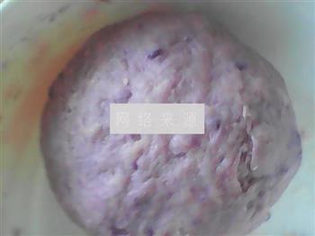 紫薯玫瑰饼干的做法步骤2