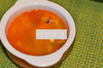 虾头番茄蛋汤的做法步骤6