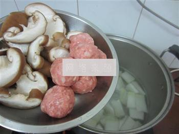 香菇冬瓜肉丸汤的做法步骤8