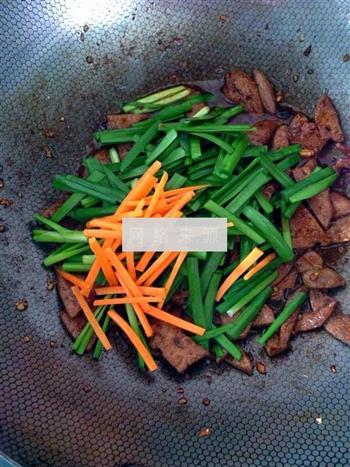 韭菜炒猪肝的做法步骤10