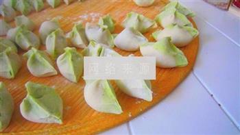 茴香馅翡翠饺子的做法步骤6