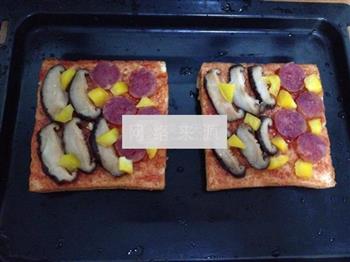吐司披萨的做法图解3