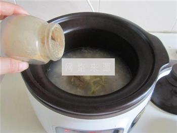 香菜猪肝阴米粥的做法步骤7