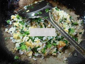 油麦菜鸡蛋炒饭的做法步骤8