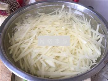 尖椒土豆丝的做法步骤4