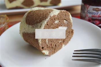 长颈鹿戚风蛋糕卷的做法步骤23