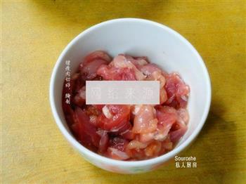 豆角炒肉的做法步骤1