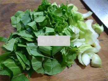 榨菜丝猪肚菇炒青菜的做法步骤3