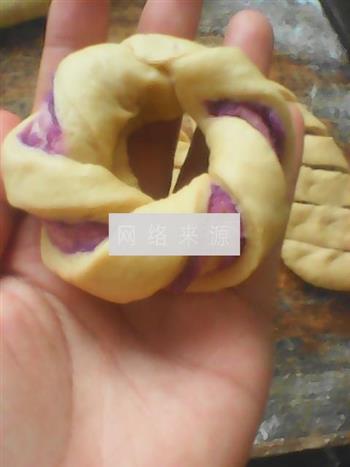 紫薯花卷面包的做法步骤10