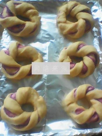 紫薯花卷面包的做法步骤11