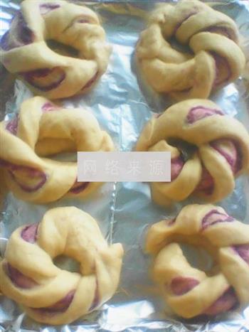 紫薯花卷面包的做法步骤12