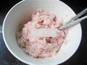 小白菜肉丸汤的做法步骤2