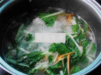 小白菜肉丸汤的做法步骤9