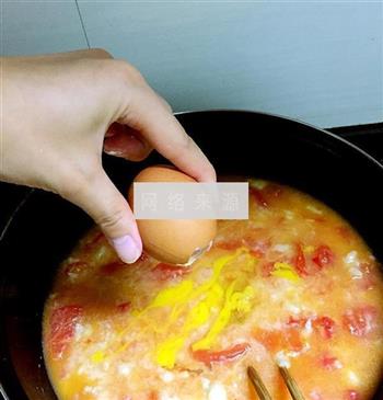 番茄鸡蛋疙瘩汤的做法步骤9