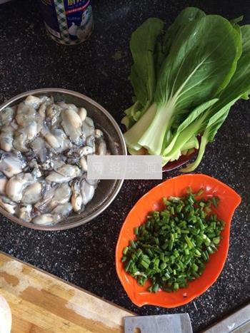 海蛎羹面汤的做法步骤1