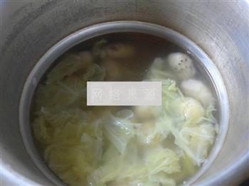 精火腿圆白菜芋艿子汤的做法图解8