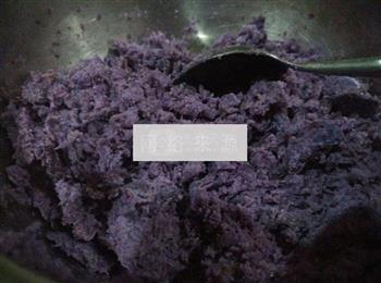 紫薯蔓越梅冰皮月饼的做法步骤1