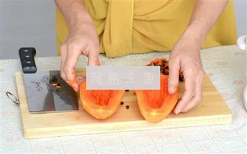 红枣木瓜炖牛奶的做法步骤6